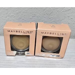 Maybelline 10 Vip Eye Shadow Color Tattoo Crease Resistant Creme